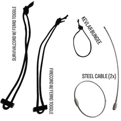 Camp Rag - Burn Proof Work Cloth built from Durable Kevlar Fabric w/ Lanyard Grommet. Superesse Straps LLC