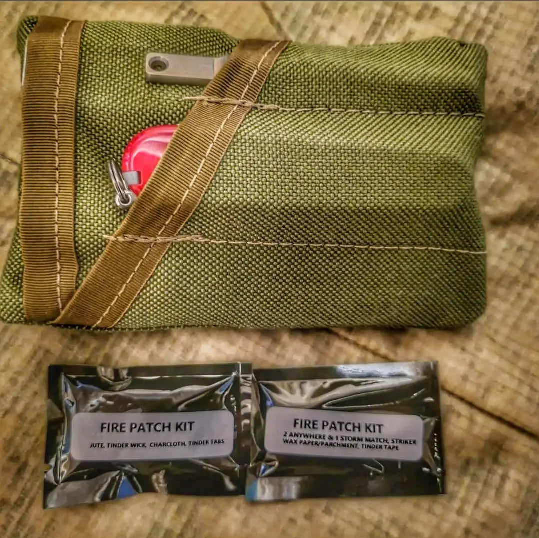 Fire Patch Kit: fire crafting supplies and tinder Superesse Straps LLC