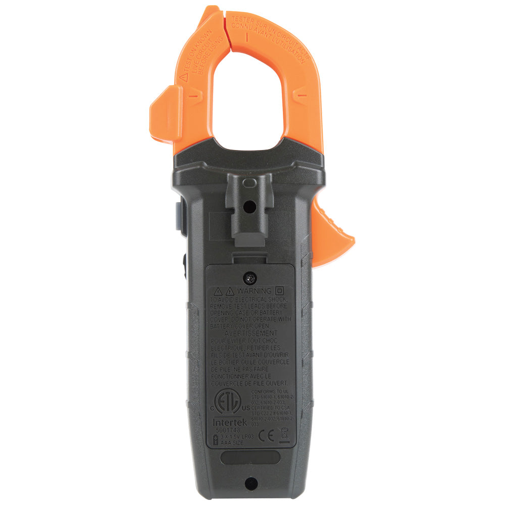 Klein Digital Clamp Meter, AC Auto-Ranging 400 Amp