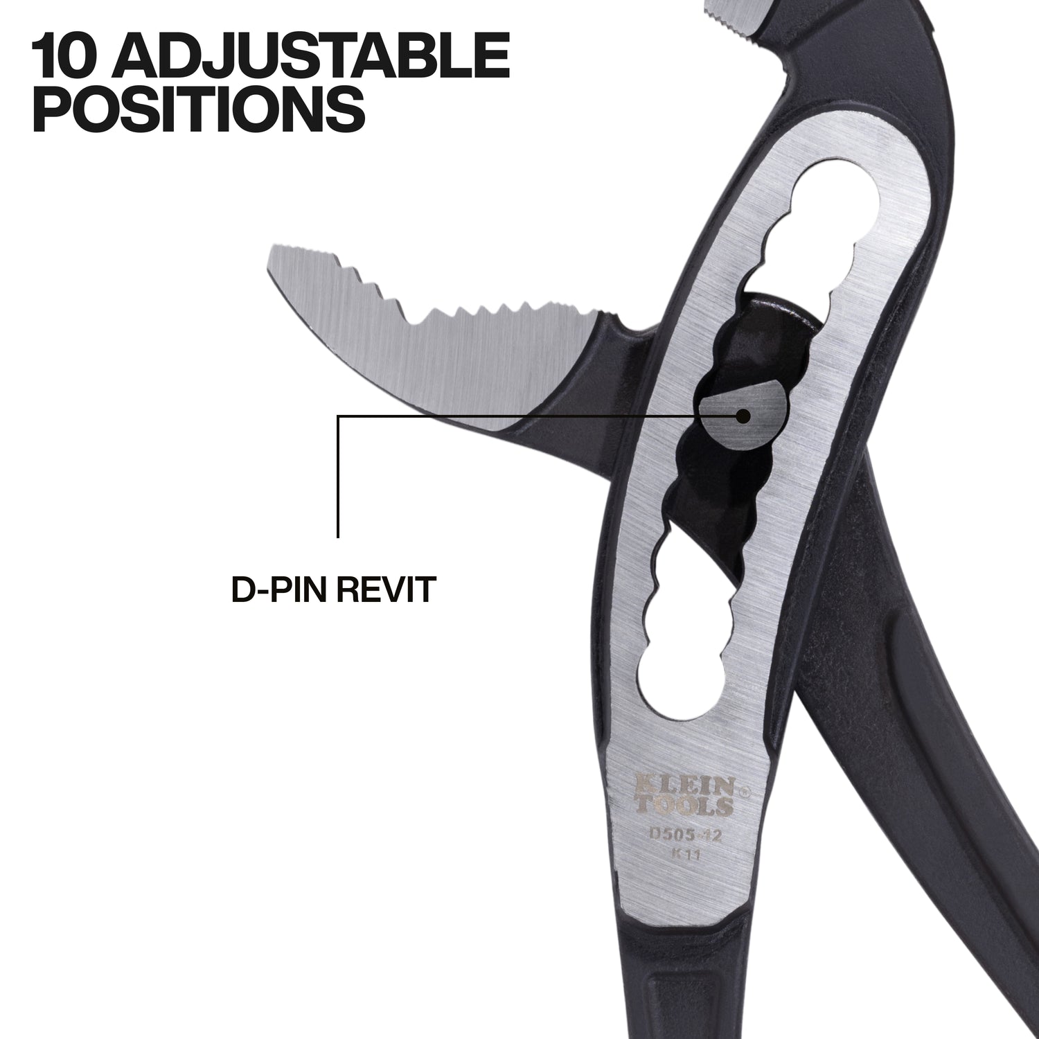 Klein - Classic Klaw™ Pump Pliers, 12-Inch