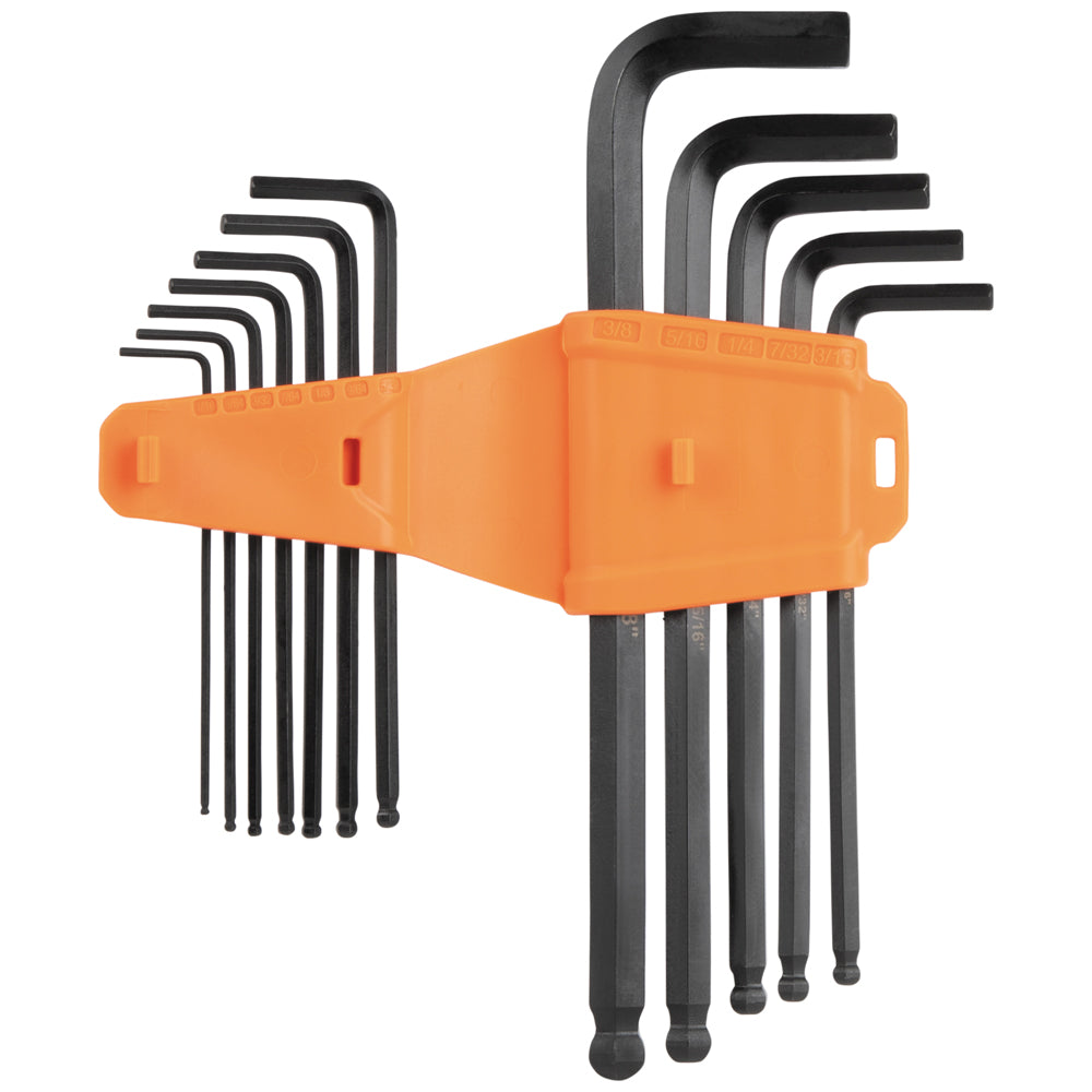 Klein L Style Ball End Hex Key Caddy Set 12-Piece