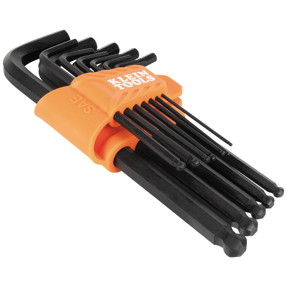 Klein L Style Ball End Hex Key Caddy Set 12-Piece