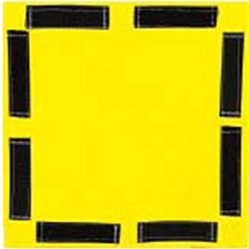 Salisbury Blanket Class 0 Type II 18x18 Yellow Velcro