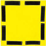 Salisbury Blanket Class 0 Type II 18x18 Yellow Velcro