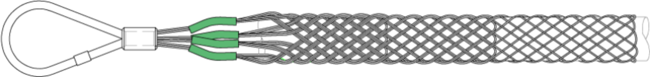 Slingco Multi Weave MU Type Galvanized Pulling Grip