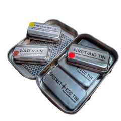 EDC Pocket Tin - Compartmentalized Survival Kits Superesse Straps LLC