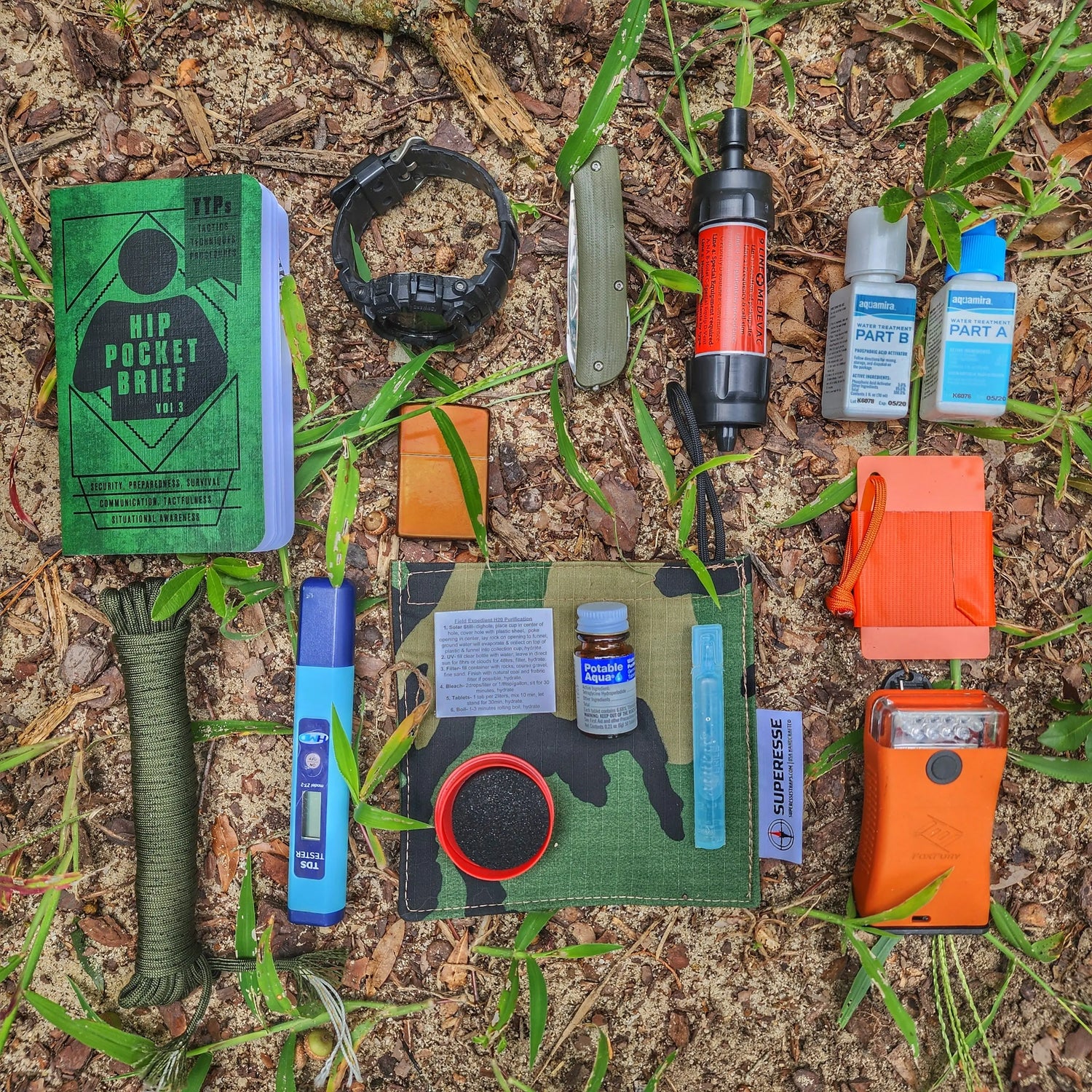 Tape Card - Duct Tape wrapped Credit Card w/ Paracord Lanyard Superesse Straps LLC