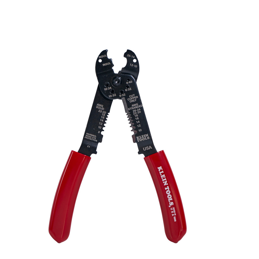 Klein Multi Tool, 6-in-1 Multi-Purpose Stripper, Crimper, Wire Cutter