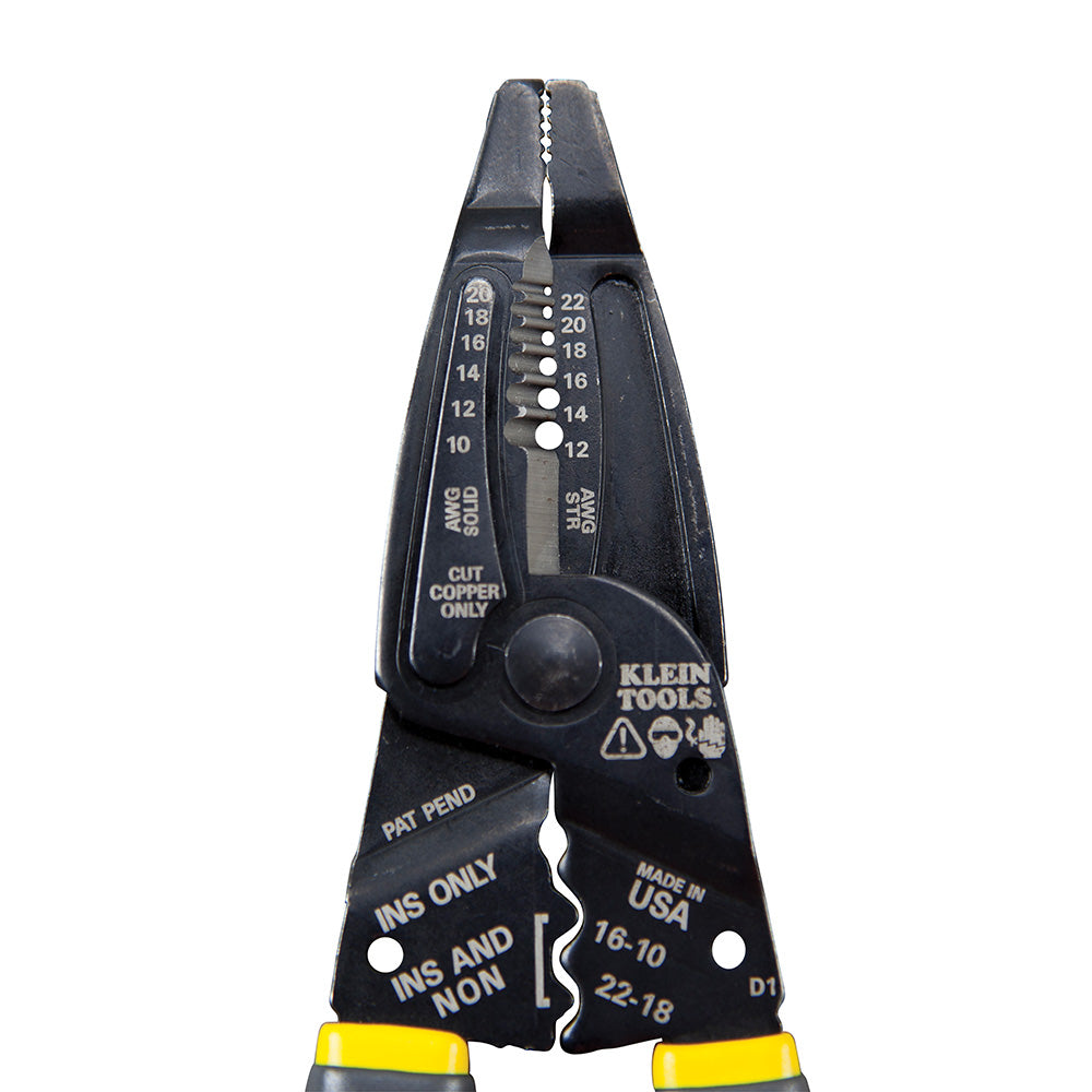 Klein-Kurve Long-Nose Wire Stripper, Wire Cutter, Crimping Tool