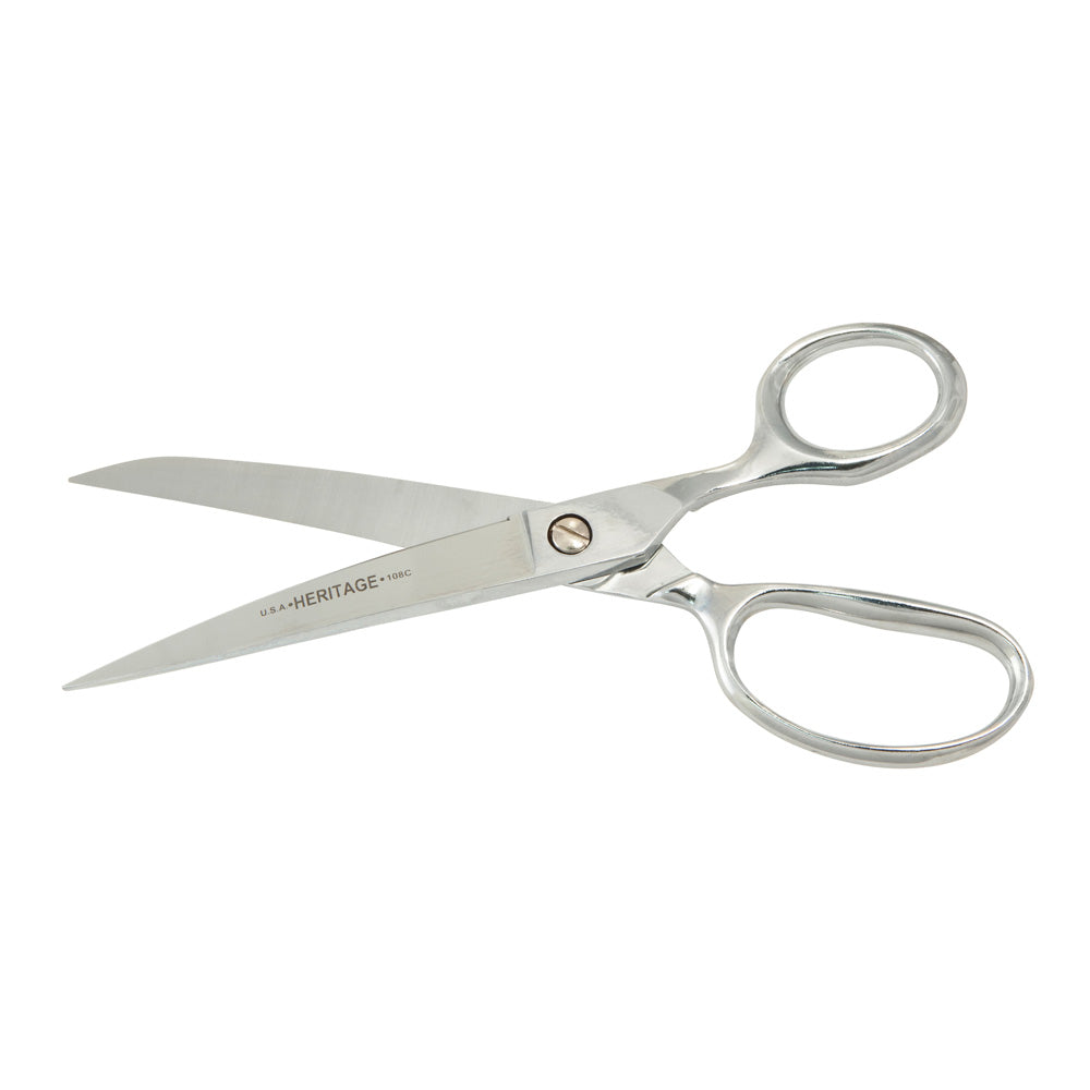 Klein Straight Trimmer, Curved Blades, 8-Inch