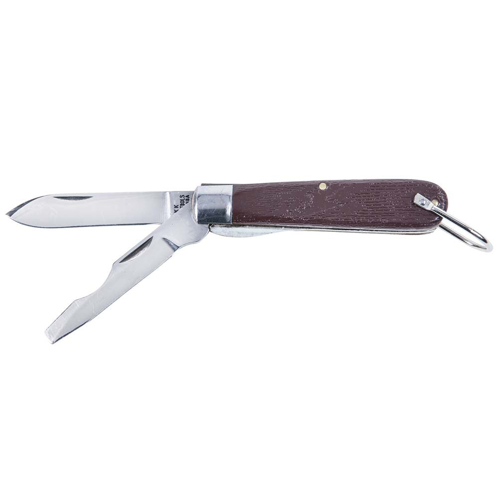 Klein 2 Blade Pocket Knife, Steel, 2-1/2-Inch Blade