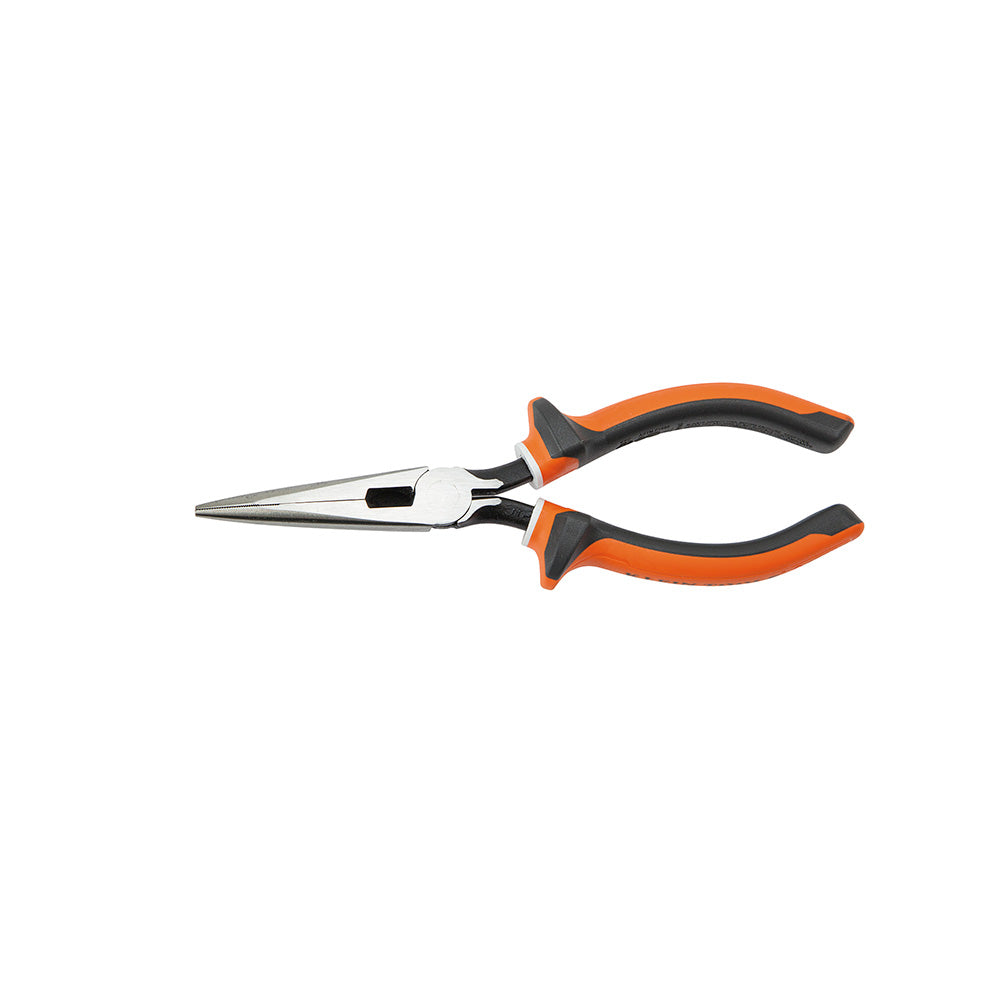 Klein Long Nose Side Cut Pliers, 7-Inch Slim Insulated