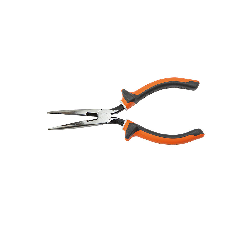 Klein Long Nose Side Cut Pliers, 7-Inch Slim Insulated