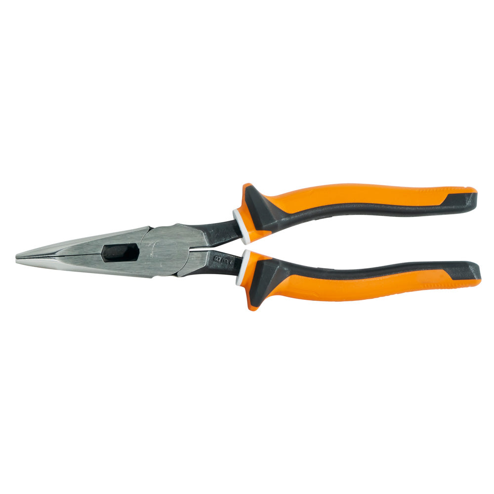 Klein Long Nose Side Cutter Pliers, 8-In Slim Insulated