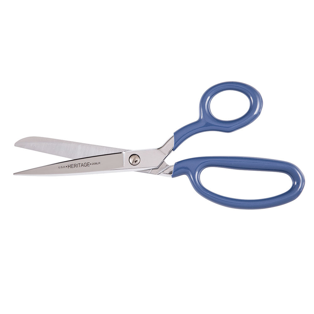 Klein Bent Trimmer w/Large Ring, Blue Coating, 8-Inch