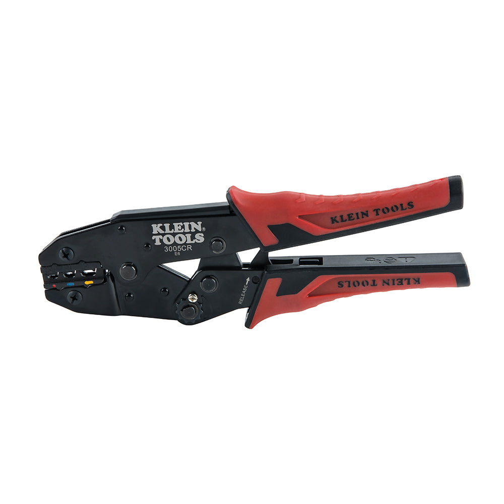 Klein Ratcheting Crimper, 10-22 AWG - Insulated Terminals