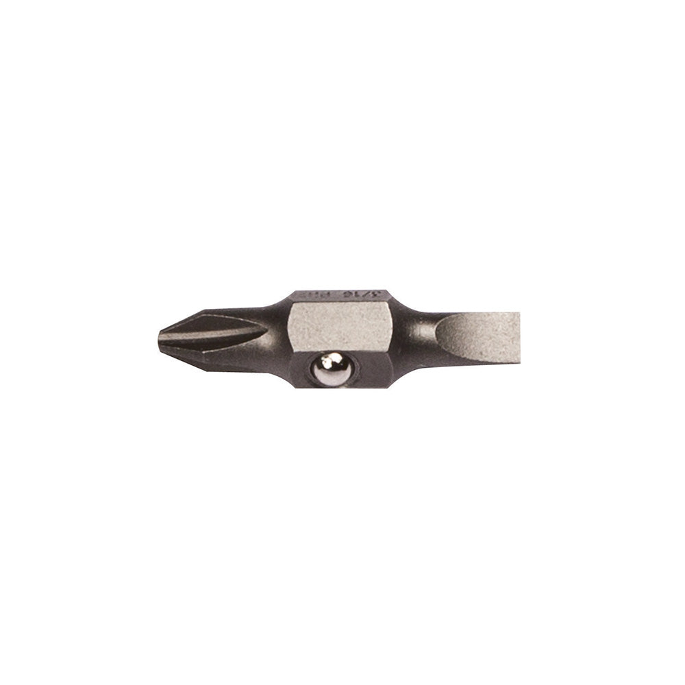 Klein Bit for Stubby #2 PH 3/16-Inch Slotted