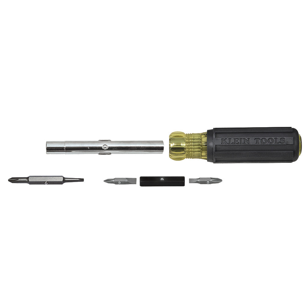 Klein Multi-Bit Screwdriver / Nut Driver, 10-in-1, Heavy Duty