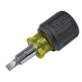 Klein Multi-Bit Screwdriver / Nut Driver, 6-in-1, Stubby, Ph, Sl Bits