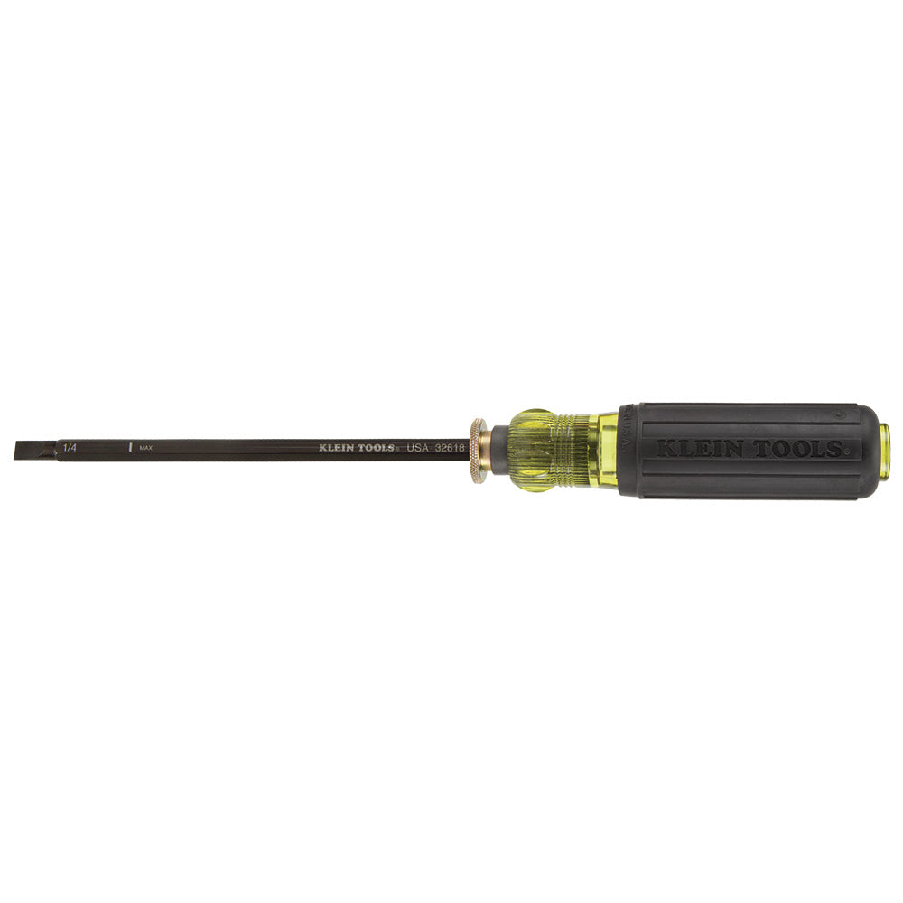 Klein Adjustable Screwdriver, #2 Phillips, 1/4-Inch Slotted