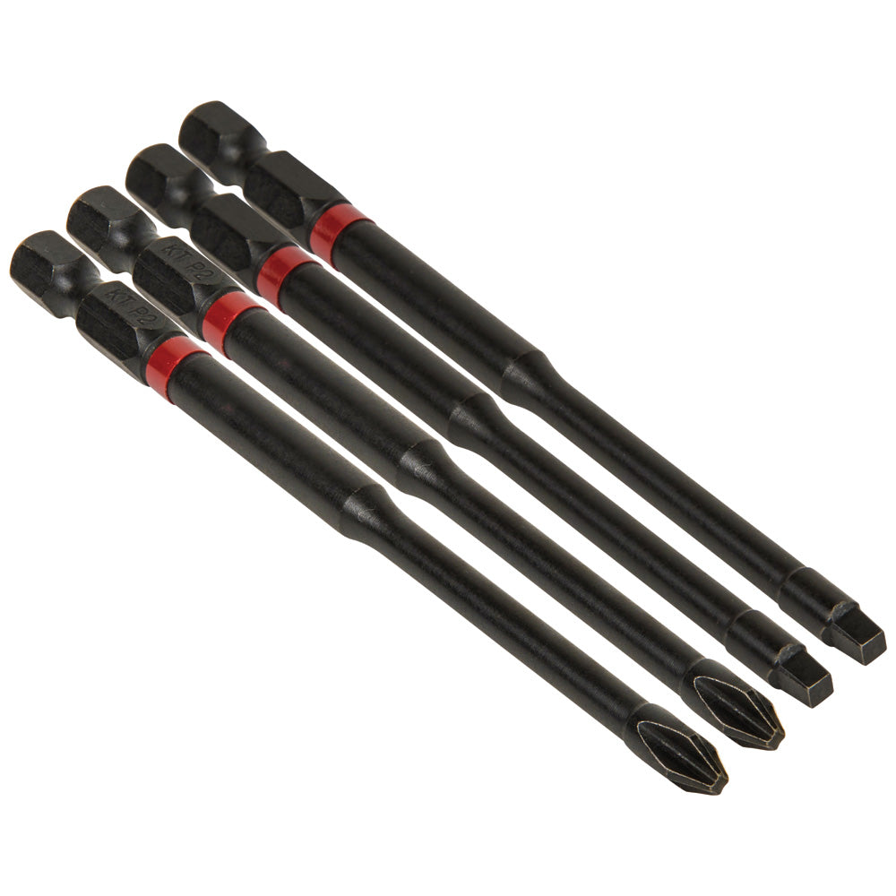 Klein Pro Impact Power Bits, Assorted 4-Pack