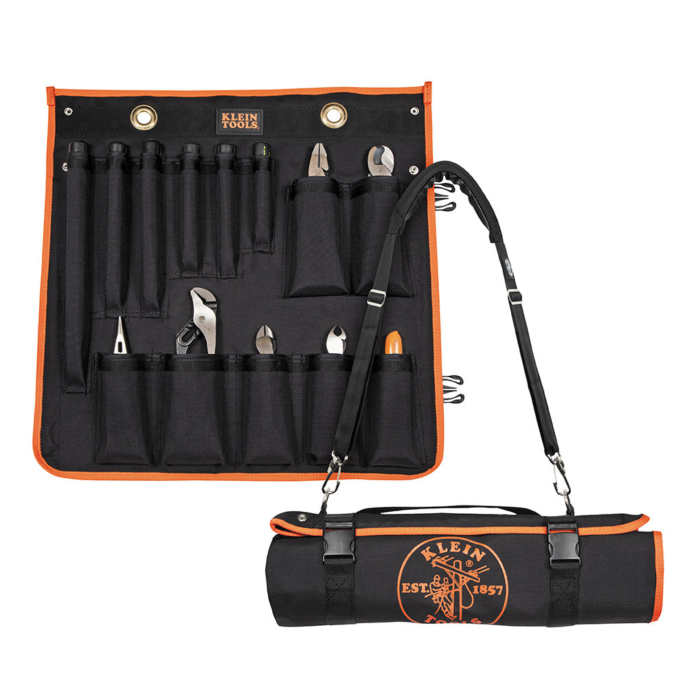 1000V Insulated Utility Tool Kit in Roll Up Pouch, 13 Piece