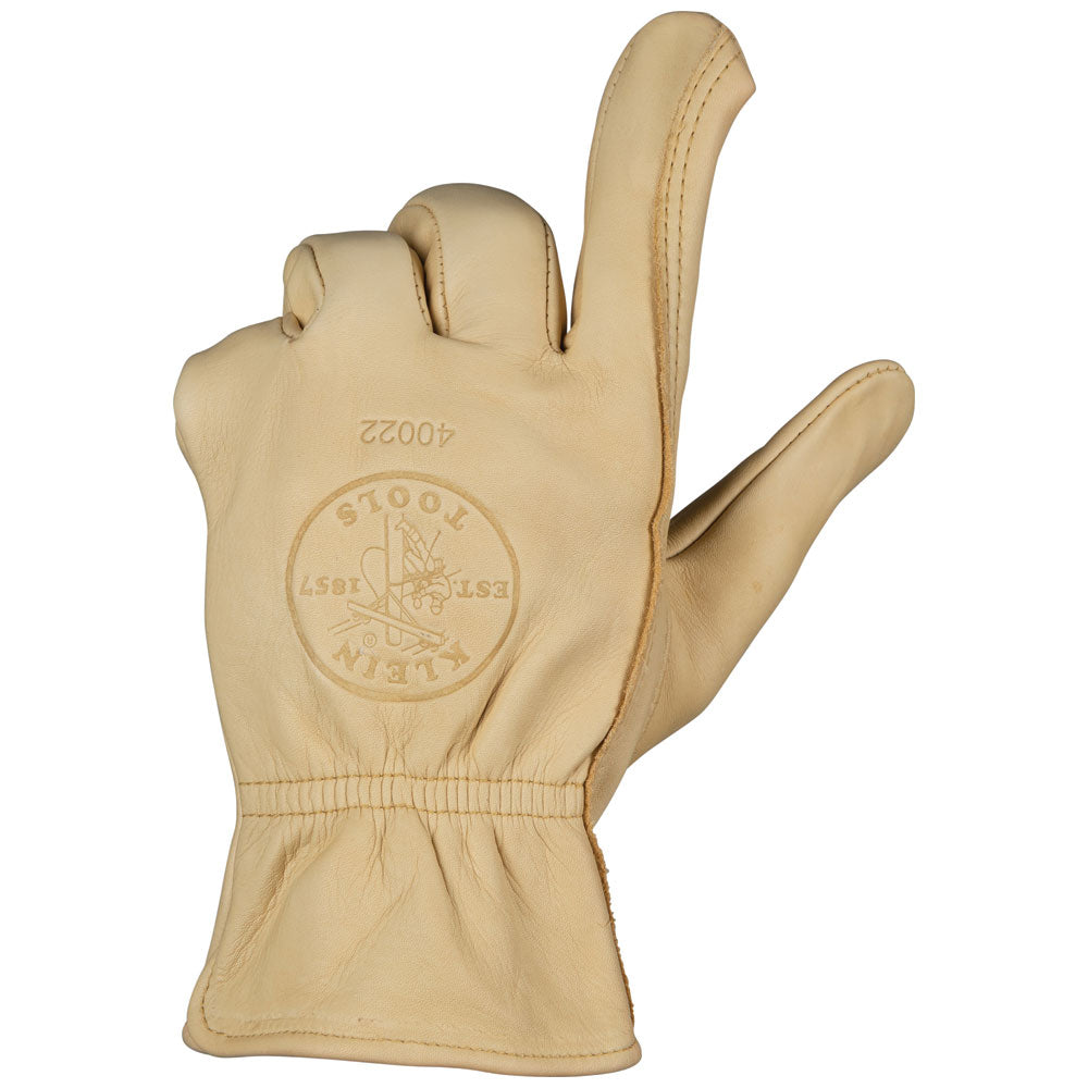 Klein Cowhide Work Gloves, Large