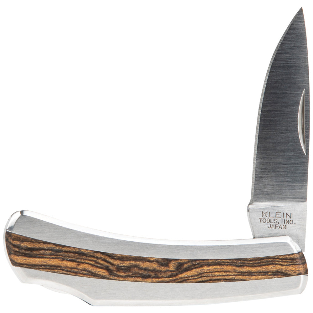 Klein Stainless Steel Pocket Knife, 2-1/4-Inch Drop Point Blade