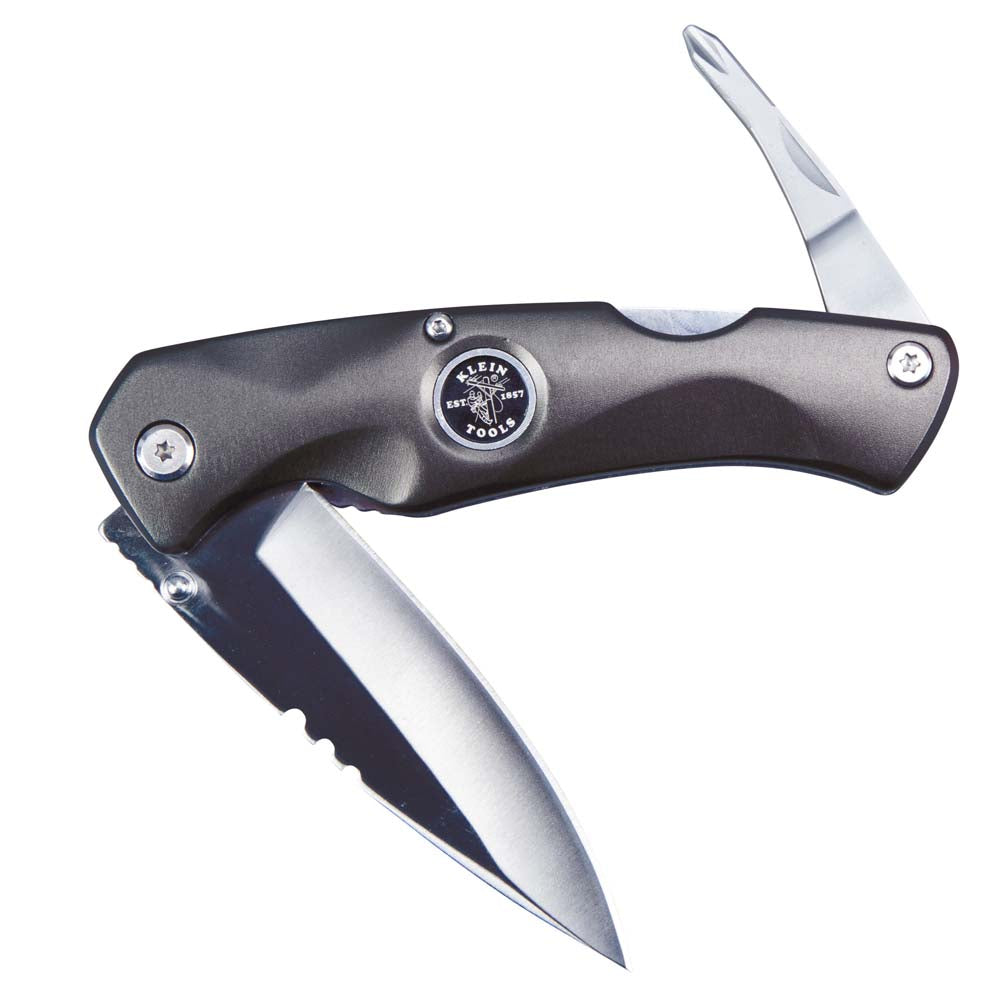 Klein Electrician's Pocket Knife w/#2 Phillips