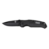 Klein Pocket Knife, Black, Drop Point Blade