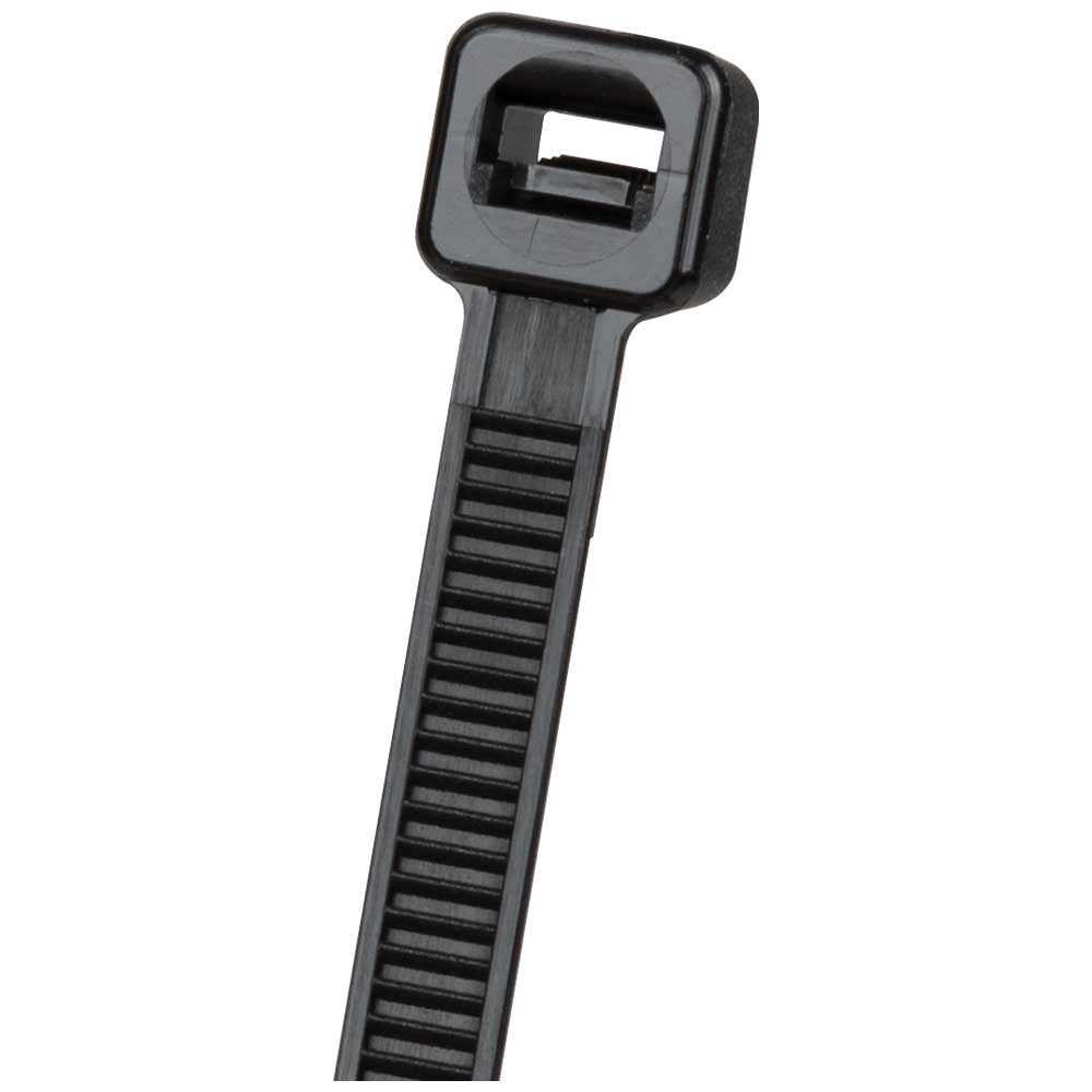 Klein Cable Ties, Zip Ties, 50-Pound Tensile Strength, 7.75-Inch, Black