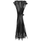 Klein Cable Ties, Zip Ties, 50-Pound Tensile Strength, 7.75-Inch, Black