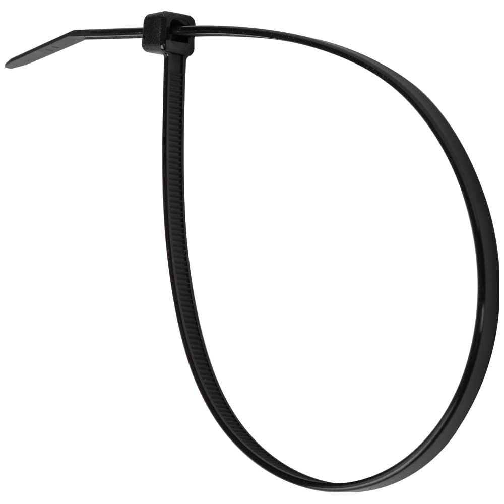 Klein Cable Ties, Zip Ties, 50-Pound Tensile Strength, 11.5-Inch, Black