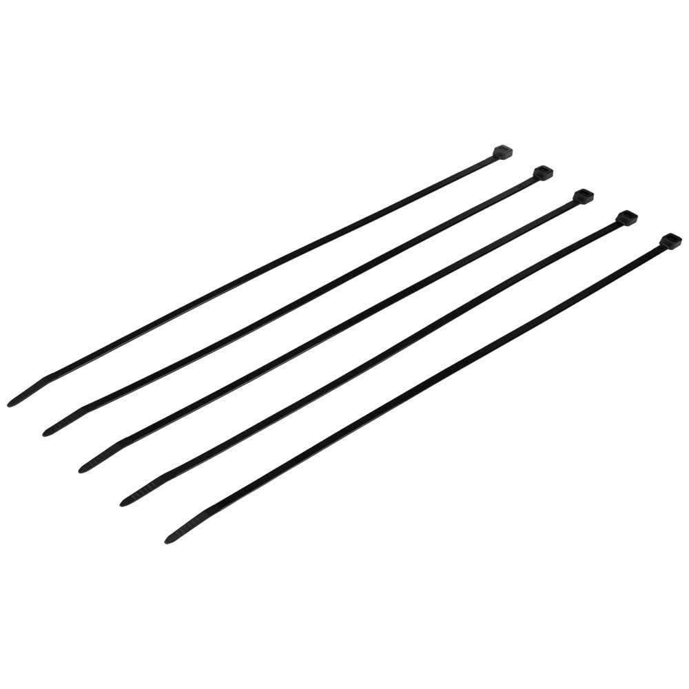 Klein Cable Ties, Zip Ties, 50-Pound Tensile Strength, 11.5-Inch, Black