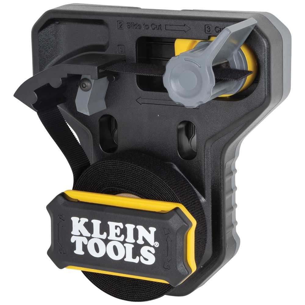 Klein Hook and Loop Tape Dispenser, Versatile Cable Ties, Custom Length