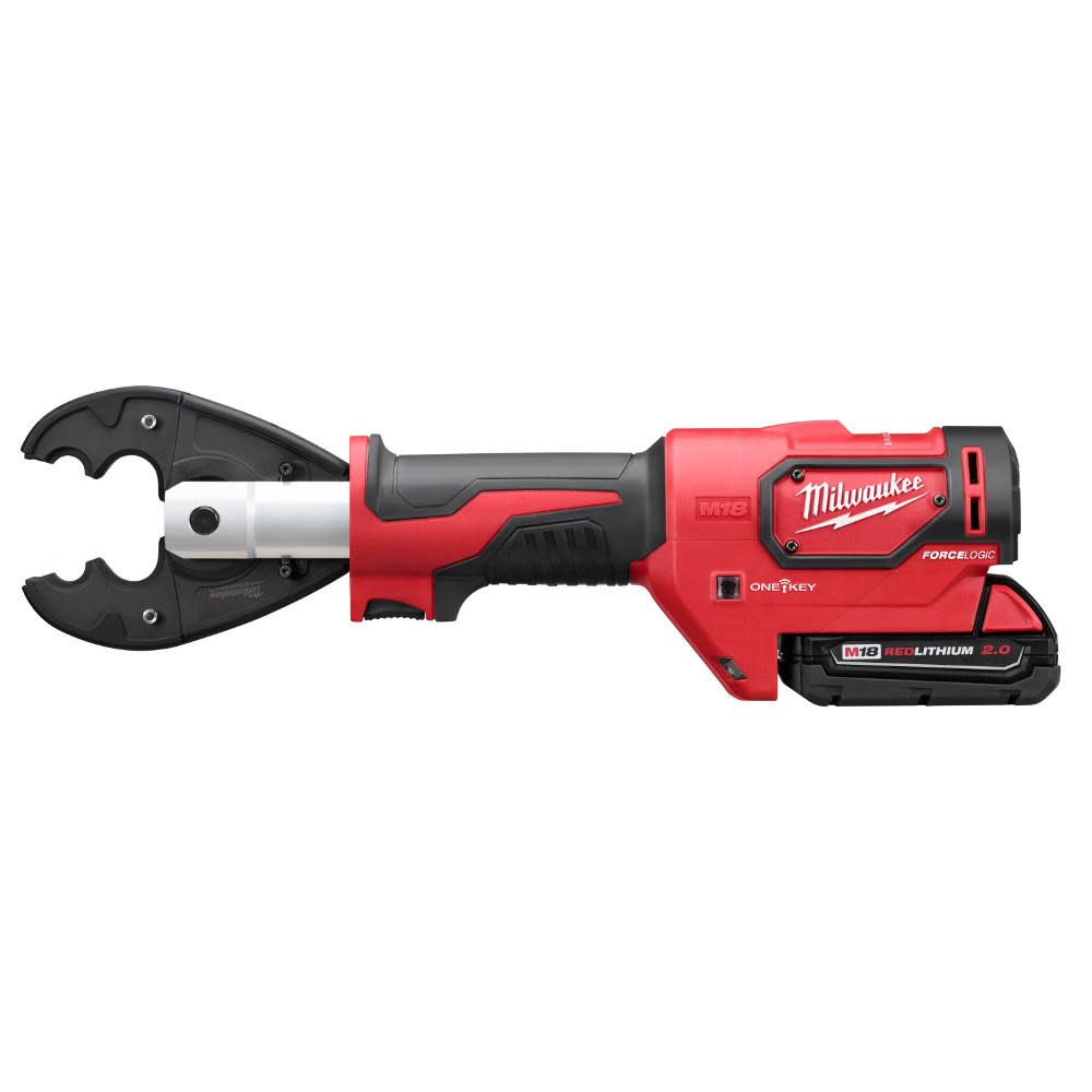 Milwaukee - M18 FORCE LOGIC 6T Utility Crimper Kit with D3 Grooves and Fixed BG Die