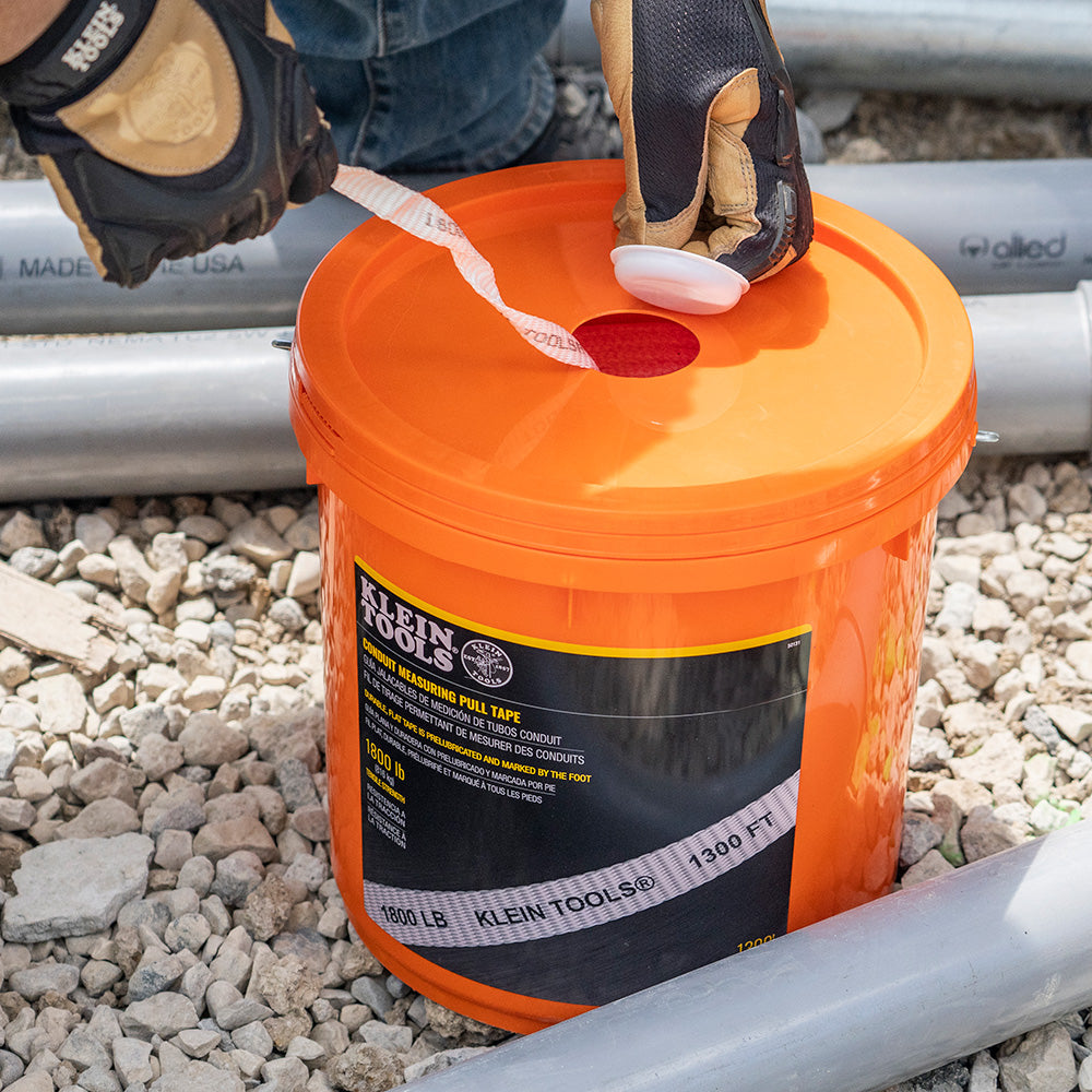Klein Conduit Measuring Pull Tape, 1800-Pound x 1300-Foot