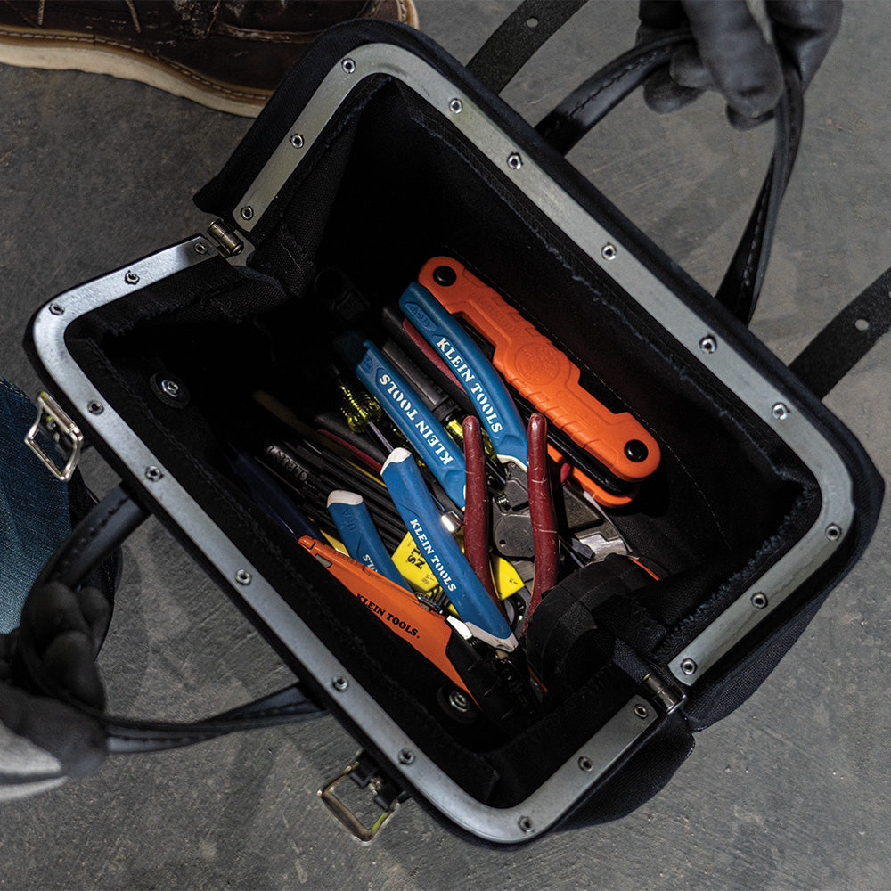 Klein Tool Bag, Black Canvas, 12-Inch