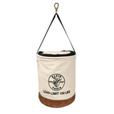 Klein Canvas Bucket with Closing Top, 17-Inch