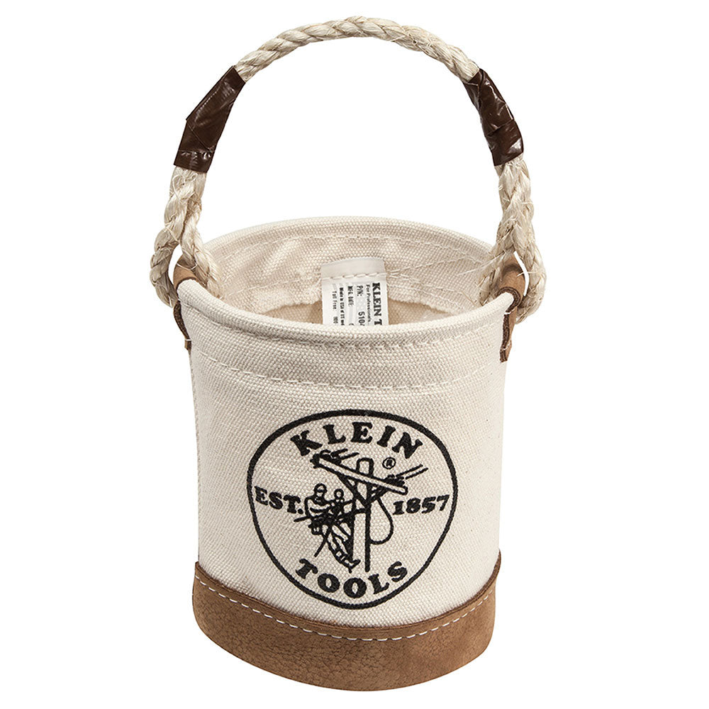 Klein Mini Tool Bucket, Leather-Bottom