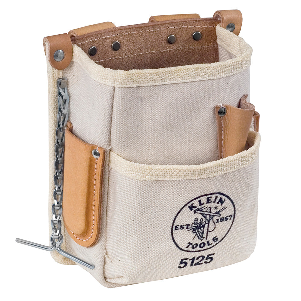 Tool Pouch, 5-Pocket, Canvas