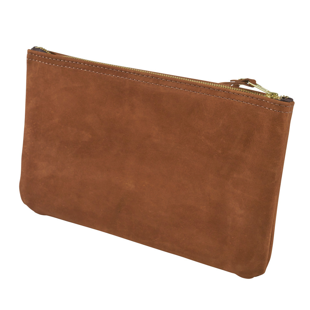 Klein Zipper Bag, Top-Grain Leather Tool Pouch, 12-1/2-Inch