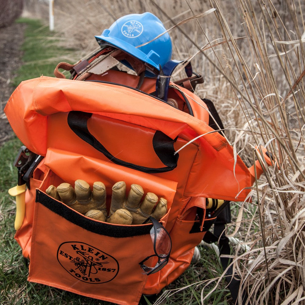 Klein Tool Bag Backpack, 18-Inch, Orange