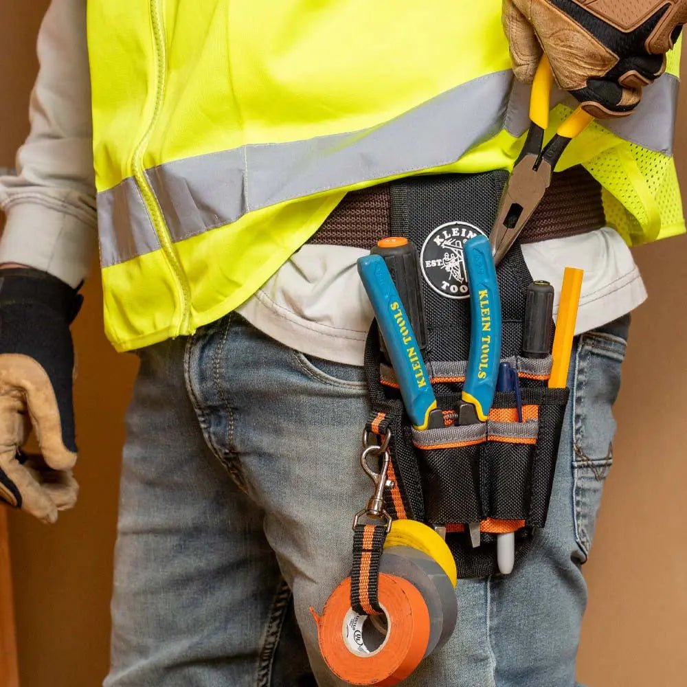Klein Tradesman Pro™ Tool Pouch, 9 Pockets, 10.25 x 5.5 x 10.25-Inch Klein Tools