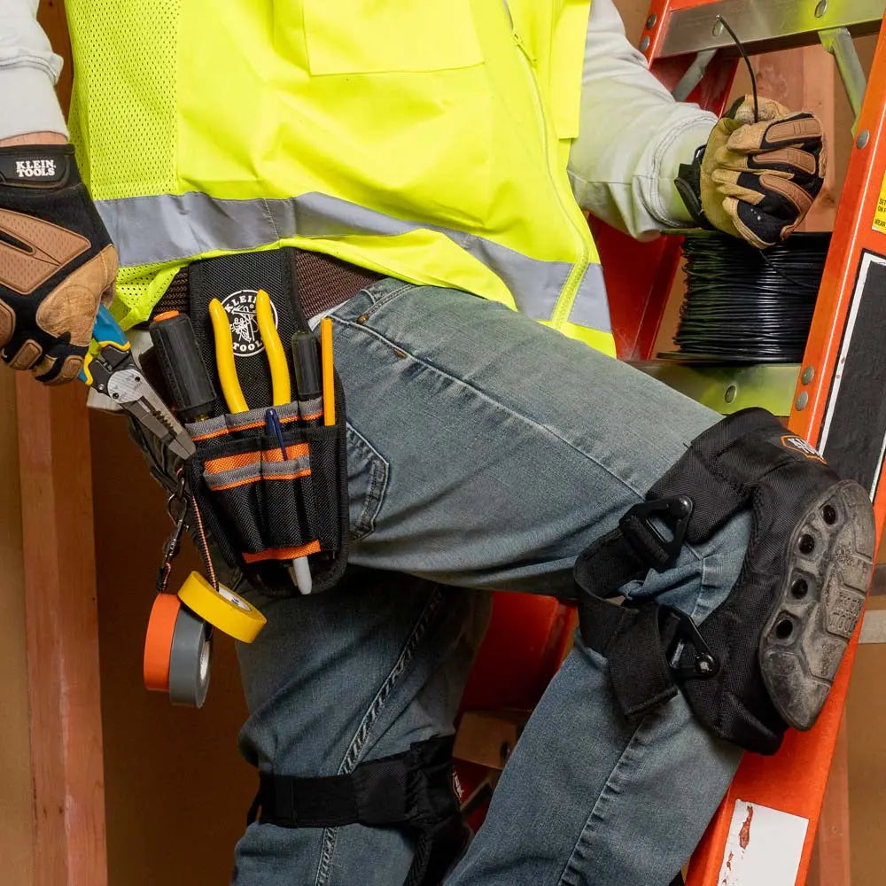 Klein Tradesman Pro™ Tool Pouch, 9 Pockets, 10.25 x 5.5 x 10.25-Inch Klein Tools
