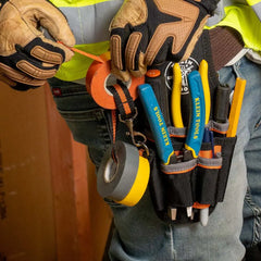 Klein Tradesman Pro™ Tool Pouch, 9 Pockets, 10.25 x 5.5 x 10.25-Inch Klein Tools