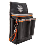 Klein Tradesman Pro™ Tool Pouch, 6 Pockets, 10.25 x 6.75 x 10.25-Inch