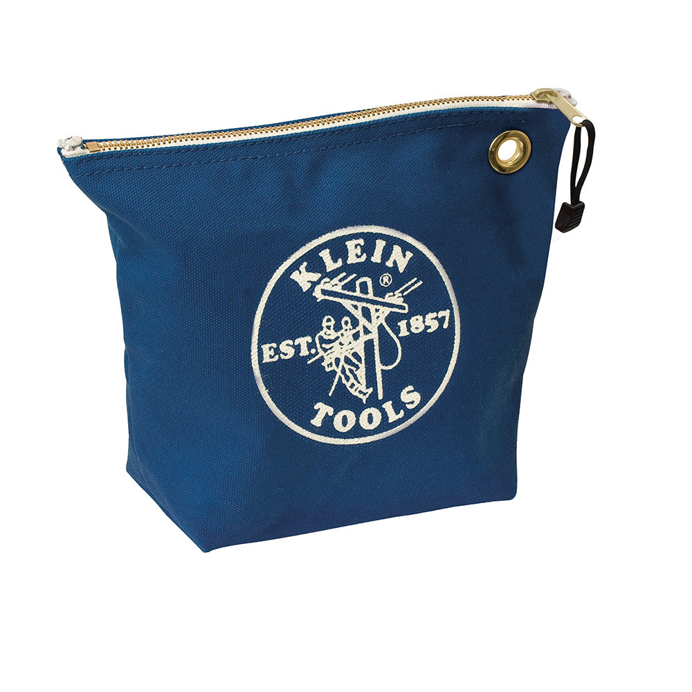 Zipper Bag, Canvas Consumables Tool Pouch, Blue