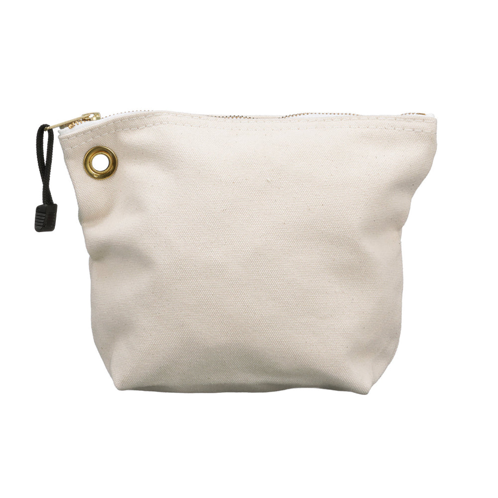 Klein Zipper Bag, Canvas Tool Pouch, 10-Inch, Natural