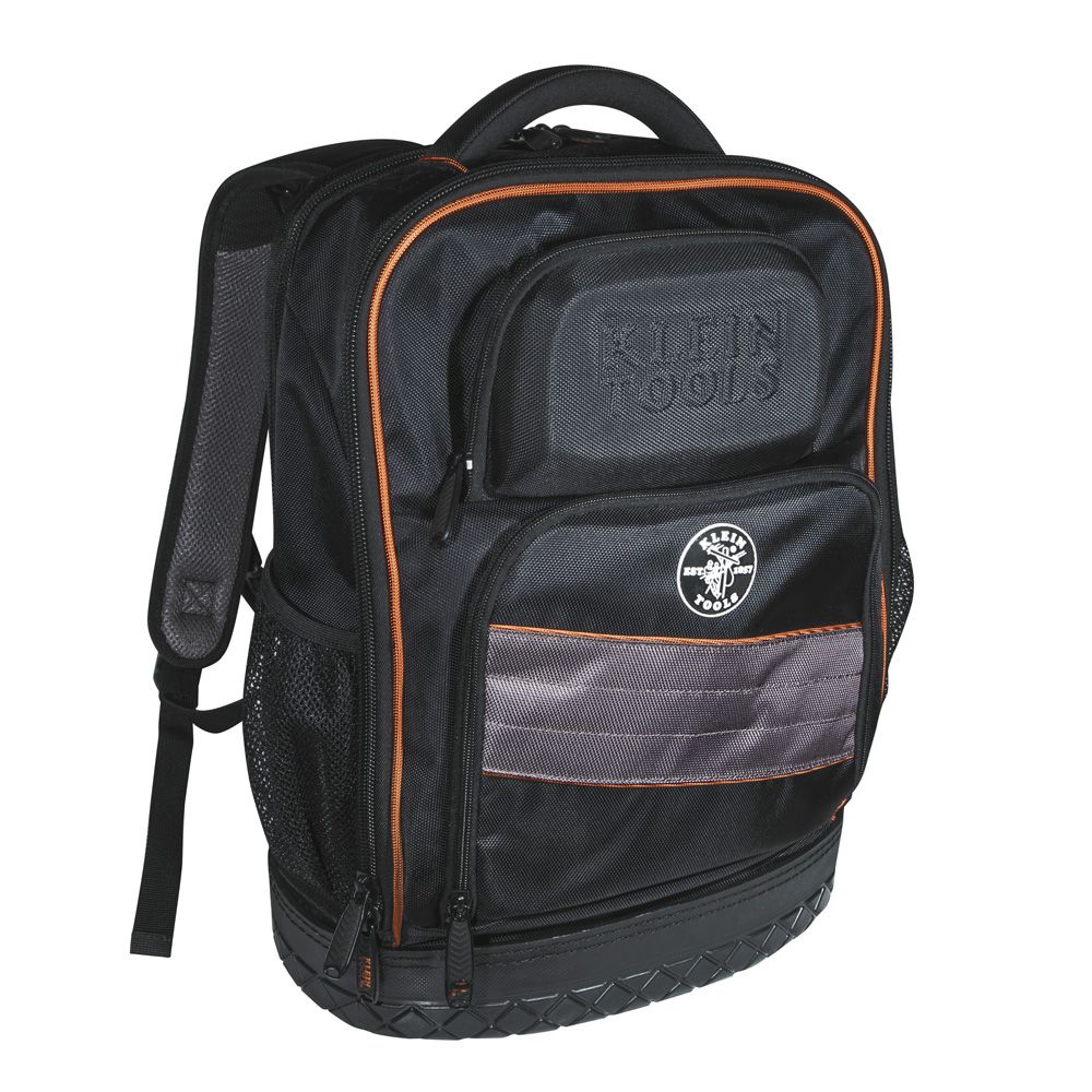 Klein - Tradesman Pro Laptop Backpack / Tool Bag, 25 Pockets, Black Polyester 55439BPTB